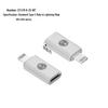 Type-C Female to Lightning Male Adapter for Charging & OTG