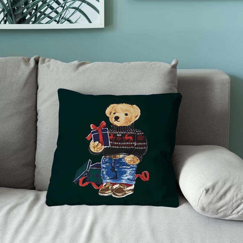 Cool PPolo BBearS Pillow Case Pillow Case Soft Cushion Cases for Farmhouse Sofa Decor Home Decorations and Protector
