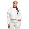 Sweatshirt à capuche - Urban Classics - Oversize - Blanc - Manches longues - Femme grandes tailles