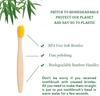 New  Organic Children's Bamboo Toothbrush Ten Colors Soft Fibre Bristles Biodegradable Handle Eco Friendly Kids Toothbrushes