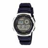 Men's Watch Casio WORLD TIME ILLUMINATOR - 5 ALARMS, 10 YEAR BATTERY Black Gray (Ø 40mm) (Ø 43 Mm)