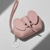 PU-Leder Baby Elefant Münzbörse Damen Tasche Anhänger Kreativer Kartenhalter Aufbewahrung Lippenstift Umschlag Reißverschluss Geldbörse
