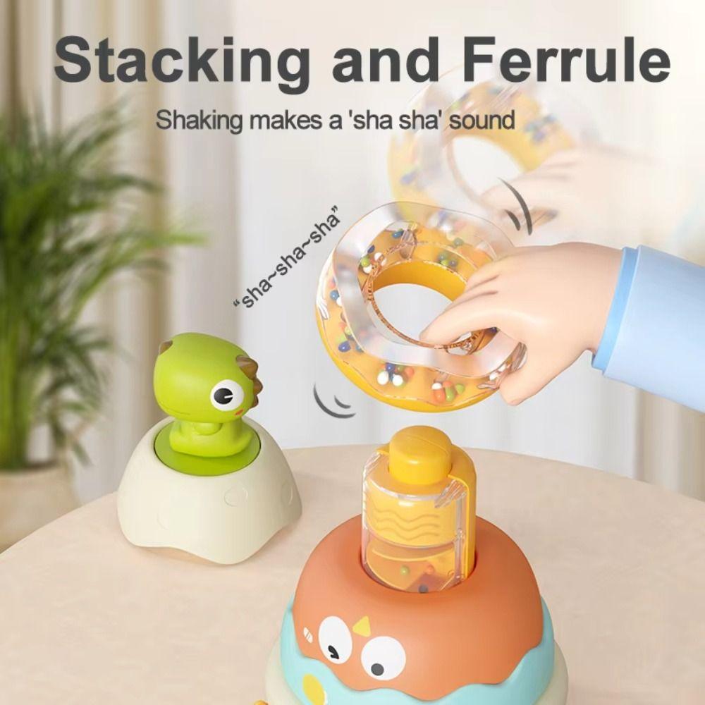

Ferrule Dinosaur Rainbow Stacking Toys Stacking and Nesting Baby Toys Develop Cognition Ability 1set