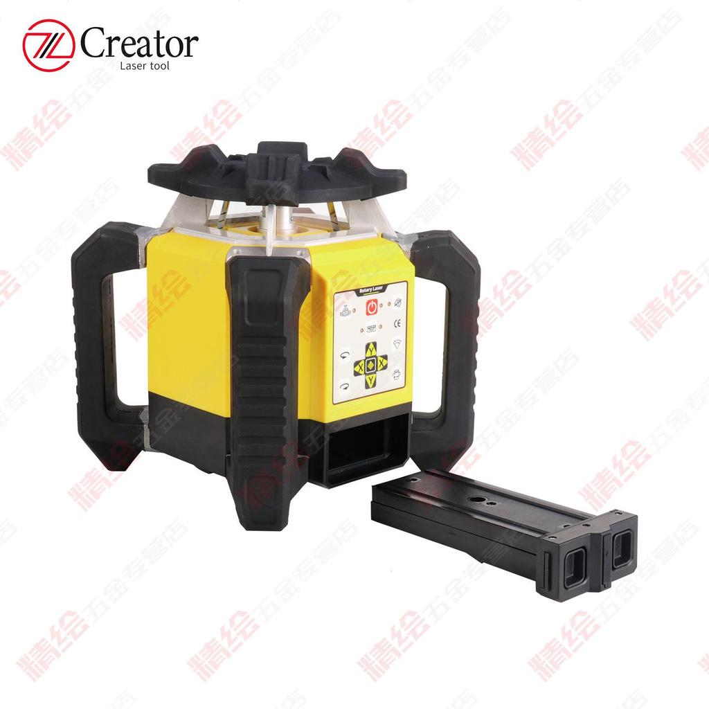 Creator Laser Level with Red and Green Light - Fully Automatic Electronic, Vertical and Horizontal Measurement, Shockproof Design