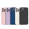 Liquid Silicone Drop-proof Full Coverage Case for Apple 12 Pro Max - Solid Color, Skin-friendly