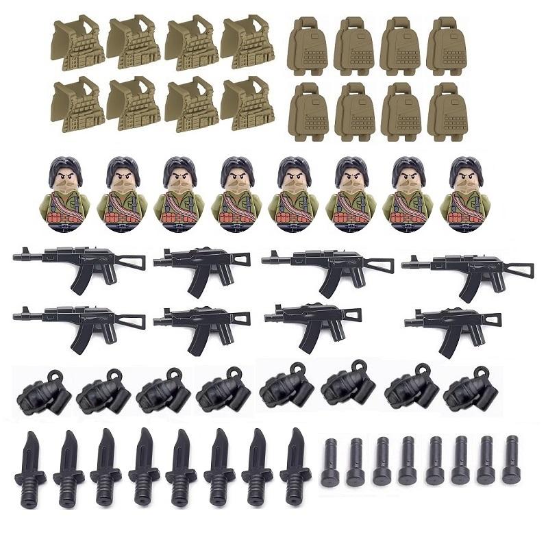 

8PCS/lots Specia Force Soldiers SWAT Weapon Building Blocks Kit Bricks Набори Модель Дитячі іграшки