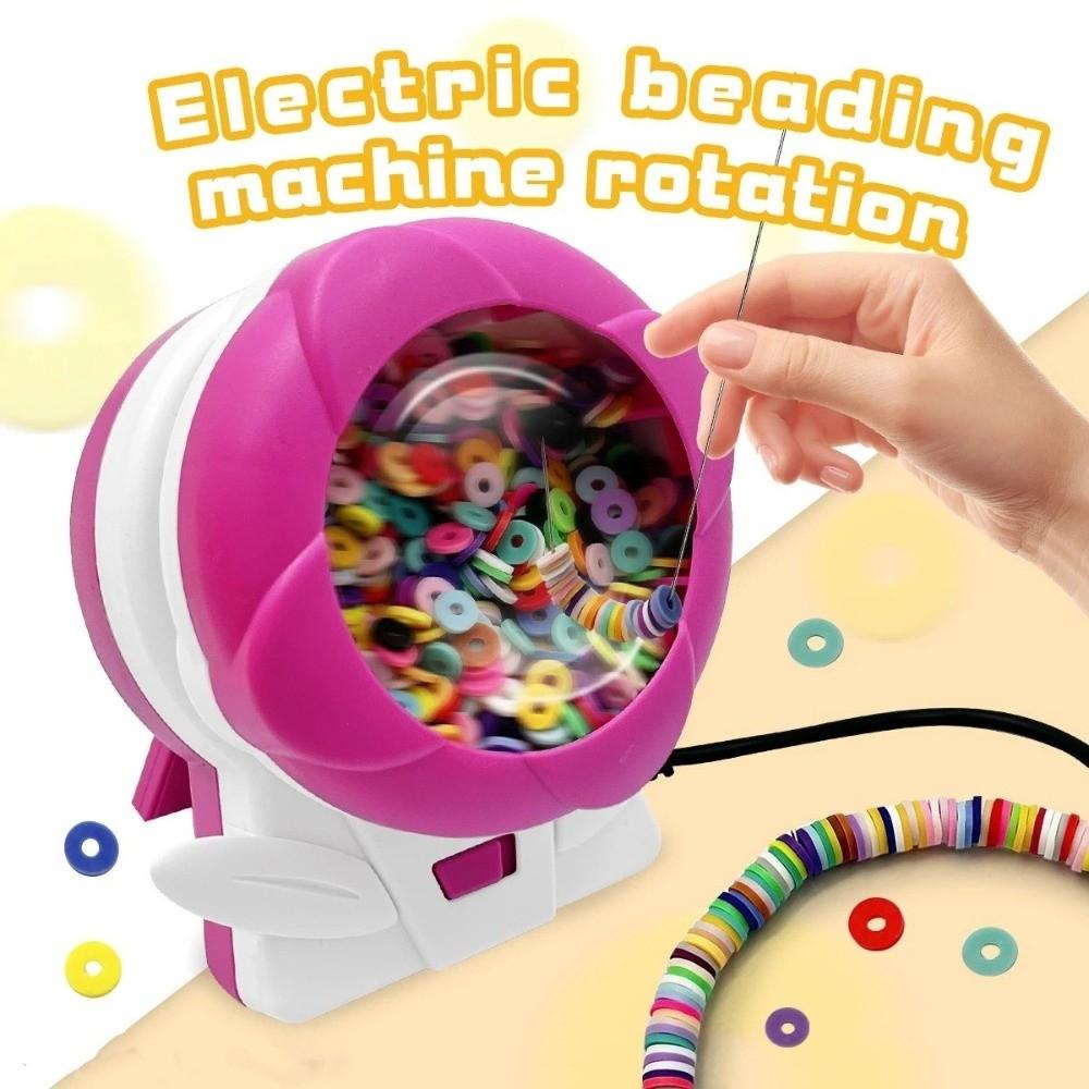 Quickly Beading Electric Bead Spinner Fast Spinning Beading Device Clay Bead Spinner Waist Beads
