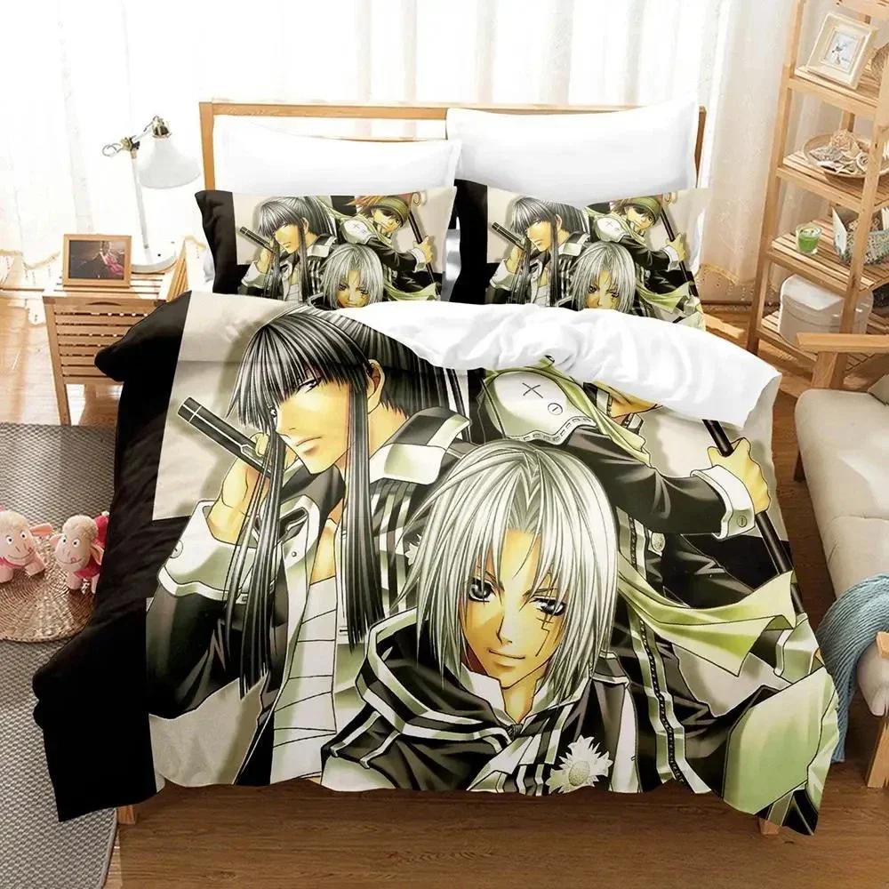 3d Print Anime D.Gray-man Bedding Set Single Twin Full Queen King Size Bed Set Adult Kid Bedroom Duvet cover Sets Home Textiles