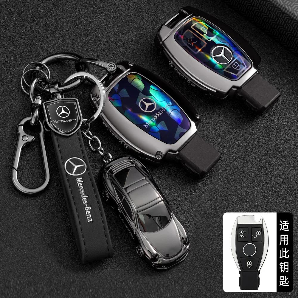 TGM3   Car Key Case Cover Key Bag Accessories For Mercedes Benz A B C S Class AMG GLA CLA GLC W176 W221 W204 W205 Shell Fob Keychain