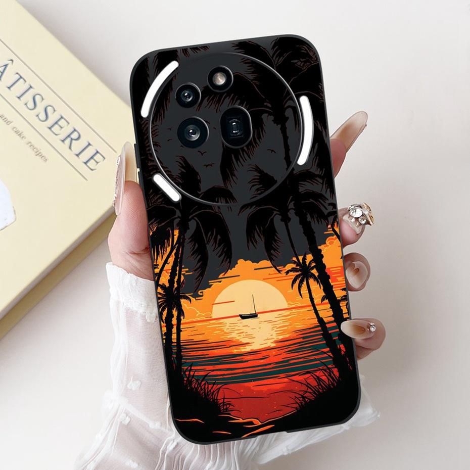 Fashion Design Phone Case For Nothing Phone (3a) Pro Phone3a Black Silicone Soft Cover For NothingPhone 3a 3 a Pro Cases Bumper