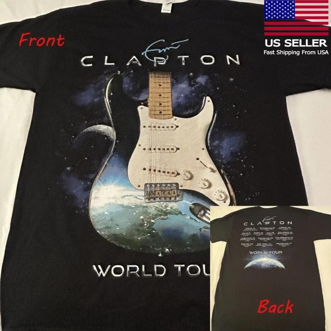 NEW APPAREL ERIC CLAPTON WORLD TOUR 2026 MERCH T SHIRT All SIZE M