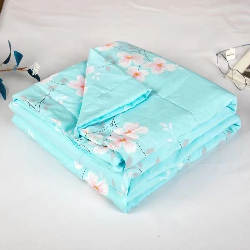 Quilt Printing Flower Cotton Summer Bedding With Breathable Fabric Bedroom For