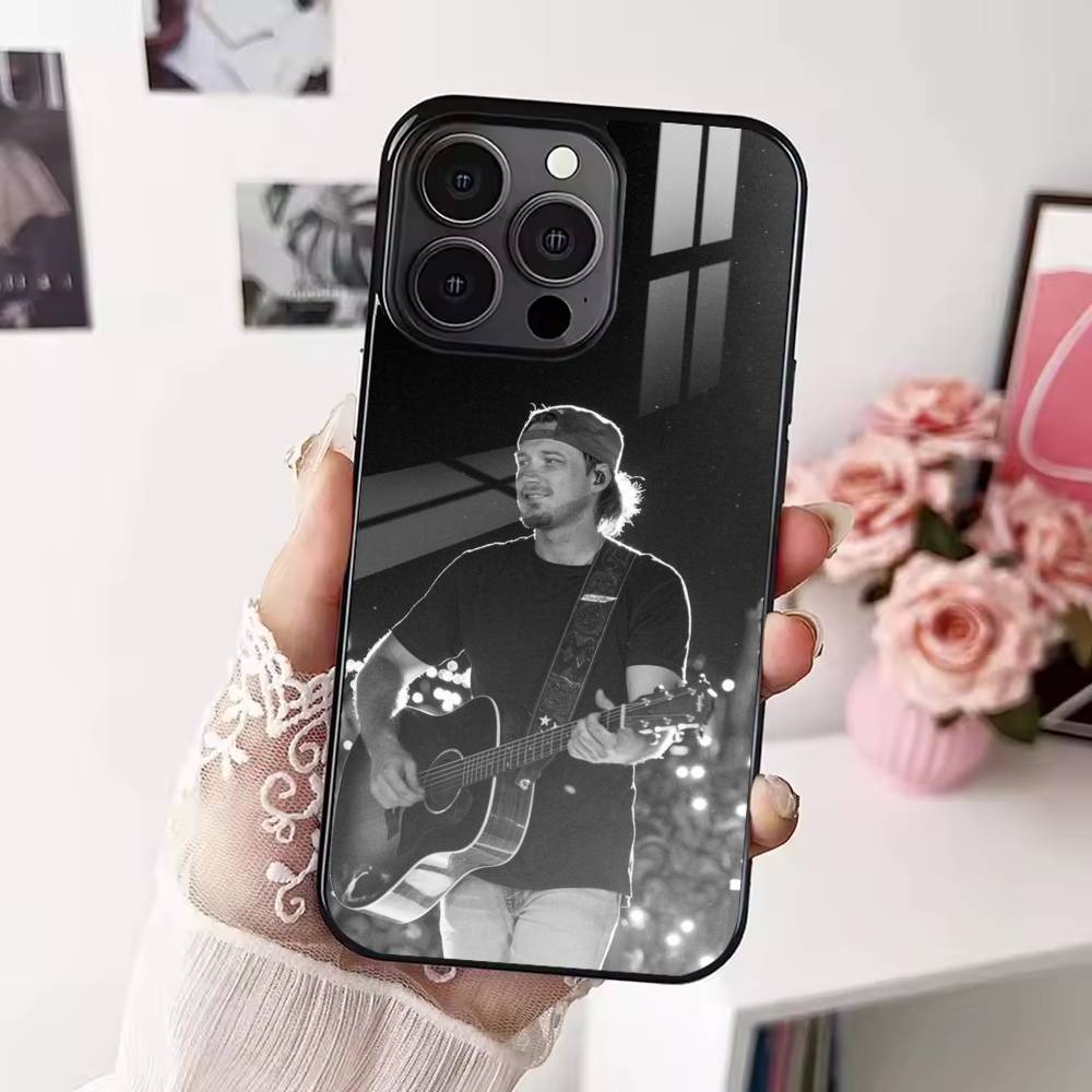 M-Morgan Wallen Phone Case For iPhone 17 16 15 14 13 12 Pro Max Plus for Magsafe Mirror Wireless Magnetic Cover