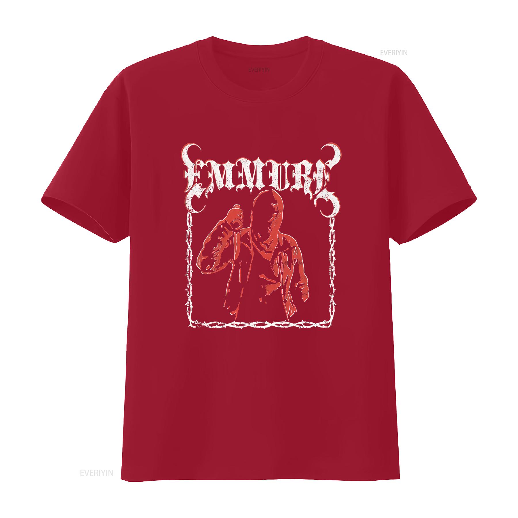 Emmure Band Tour 2024 T Shirt for Available in Sizes S 5XL vintage Washed fashion Casual Breathable streetwear Stylish graphic S