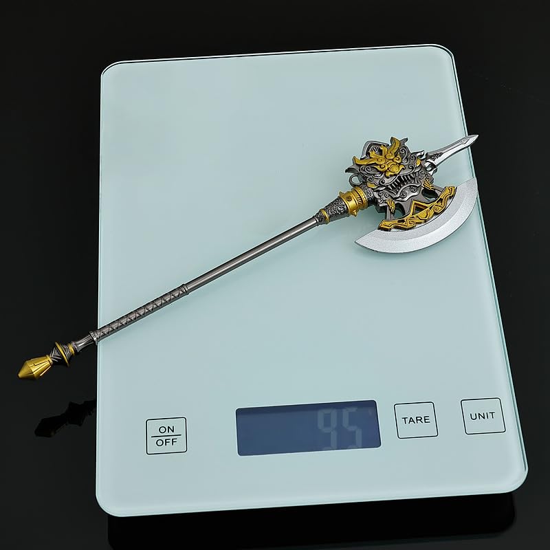 [Nekogamiyama] Romance of the Three Kingdoms General Hero Weapon Xu Huang Gongming Axe Total Length 22cm  Miniature Figure Collector Interior Goods