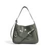 Autumn and winter new leather large-capacity shoulder tote bag, niche design high-end underarm bag for women