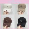 Style Unisex Cotton Baseball Cap With 3d Letter Embroidery For Casual Wear