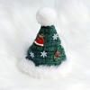 Dog Hats Pet Christmas Hat Classic Mini Style Christmas Hat Pet Accessories for Small Dogs Cats Festival Winter Decoration Gift