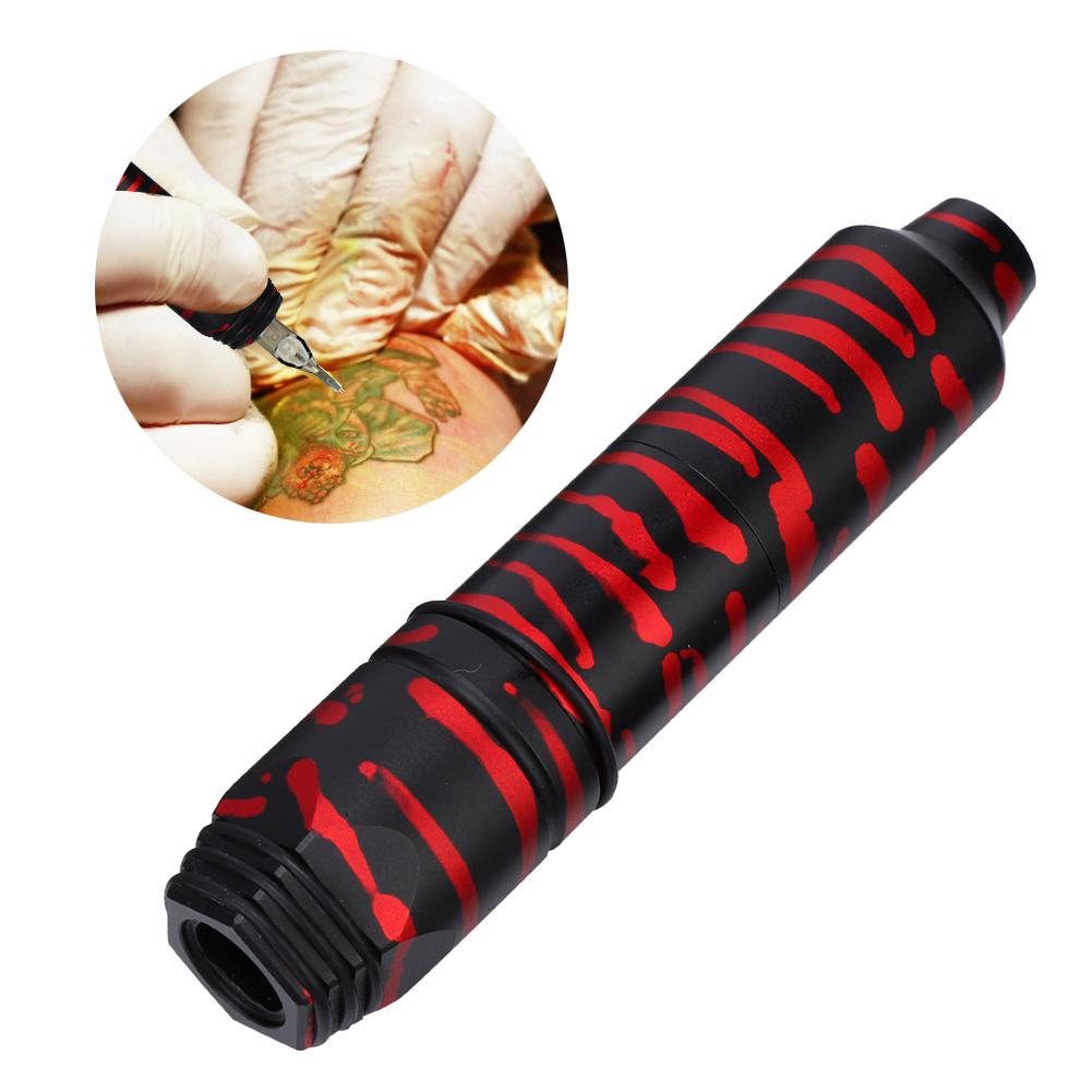Camouflage Pattern Professional Electric Tattoo Pen Machine Tattoo Artists Tool RCA InterfaceRed