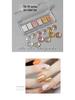 Solid Magic Mirror Powder: 6-Color Nail Salon Bright Eyeshadow Palette - Mermaid Fairy Aurora Outlining Powder