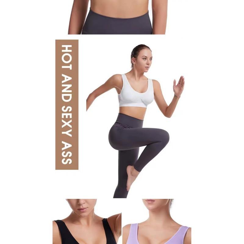 Women Plus Size Breathable Mesh Hollow Out Sports Bra For Yoga Running