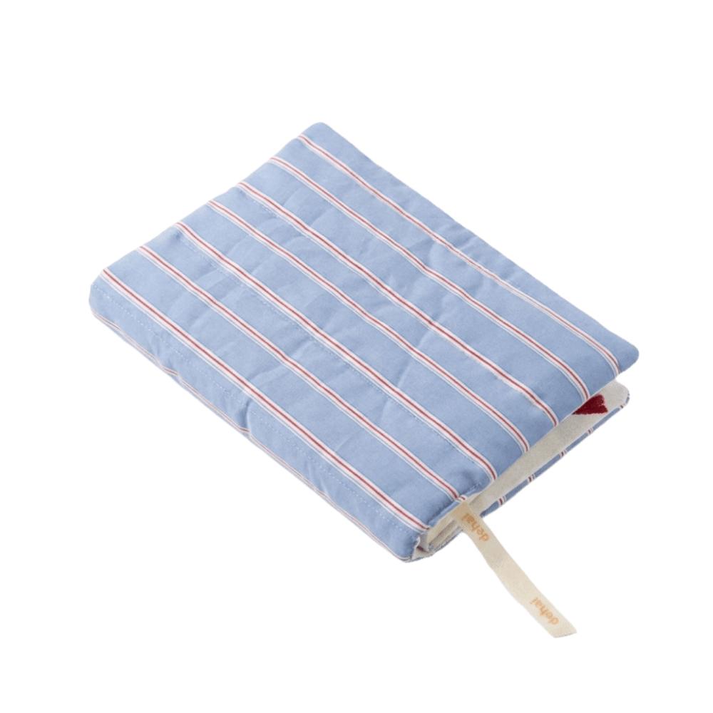 Quilted Fabric Book Cover Stripe Diary Book Jacket Cute Polka Dot Book Protector Student