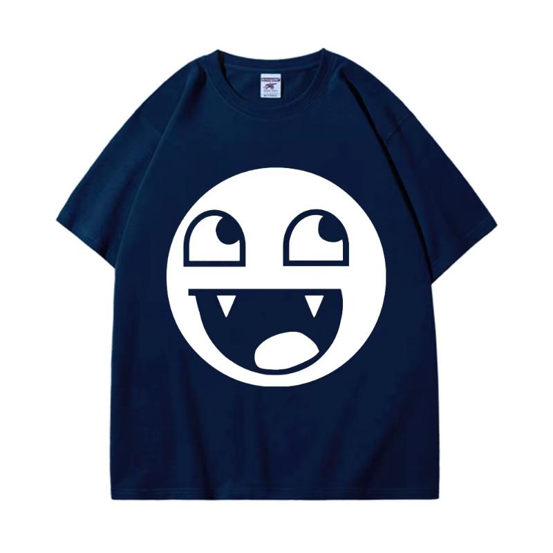 

Эпичная футболка с принтом Домо Кун, смешной мем, высокое качество, модная футболка с коротким рукавом, унисекс, женская, повседневная, оверсайз, хлопковая футболка S