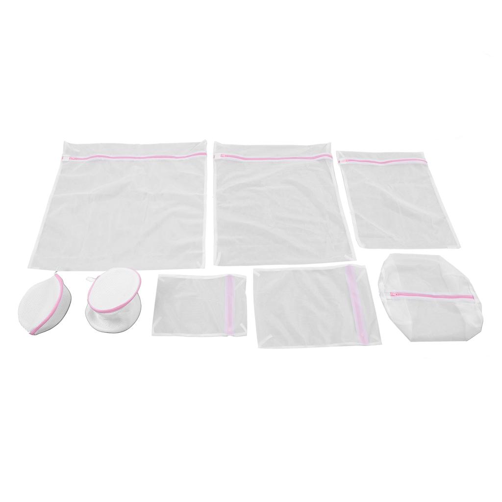 8 Stück Netz-Wäschebeutel Multifunktionale Langlebige Wiederverwendbare Netz-Waschbeutel für Zuhause Reise