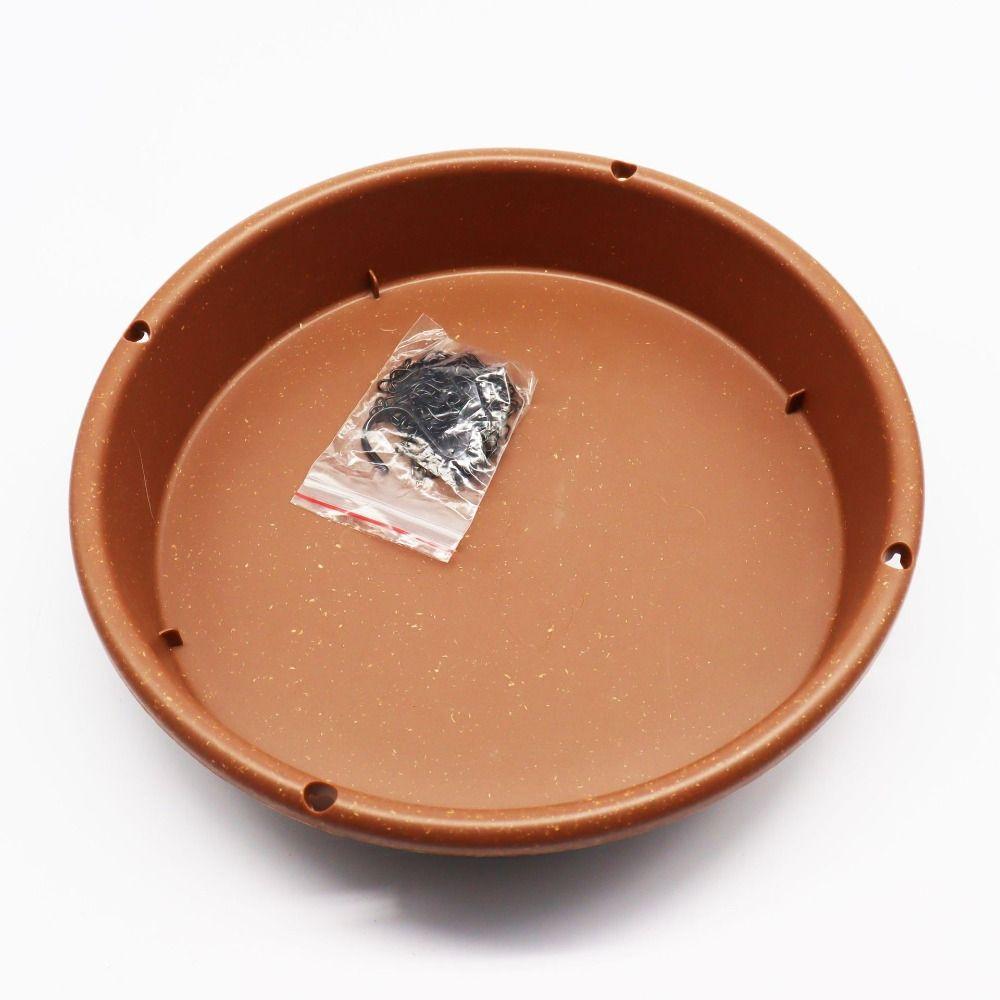 Hanging Bird Water Bowl Large Capacity Bird Tray Platform Feeder Bird Feeding Dish  Drinking