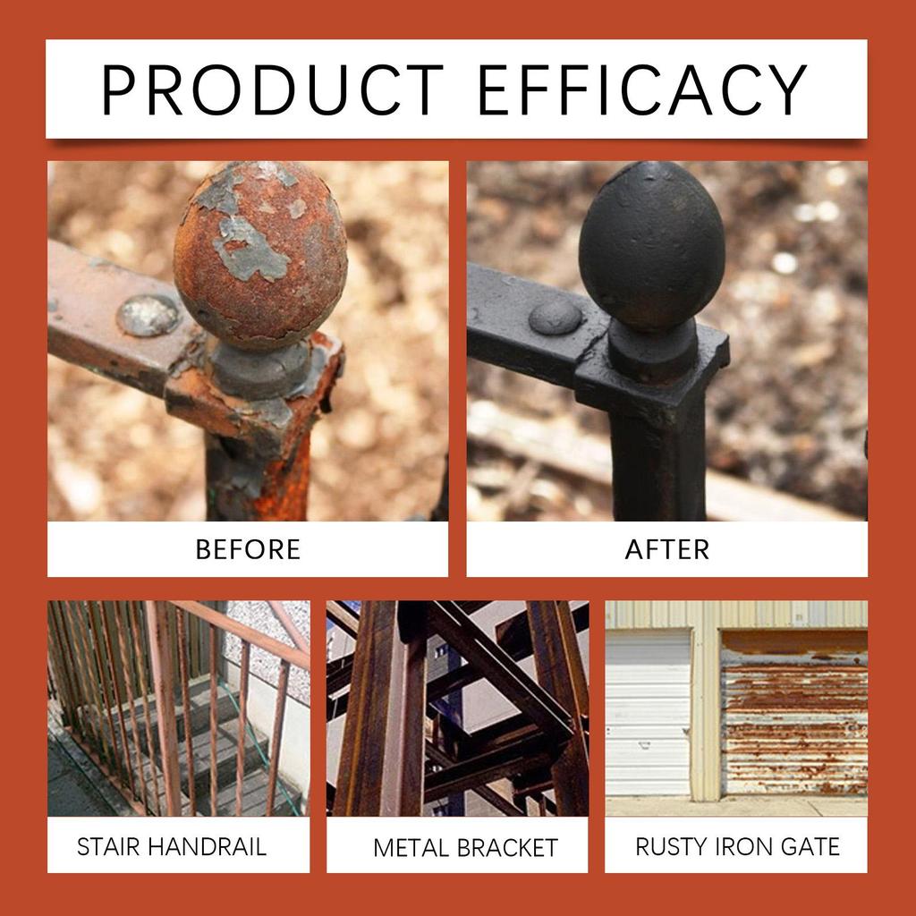 Jue-Fish Multi-Purpose Rust Preventive Paint Kit Metal Rust Preventive Paint Anti-corrosive Rust Free Paint Heater Renovation Paint