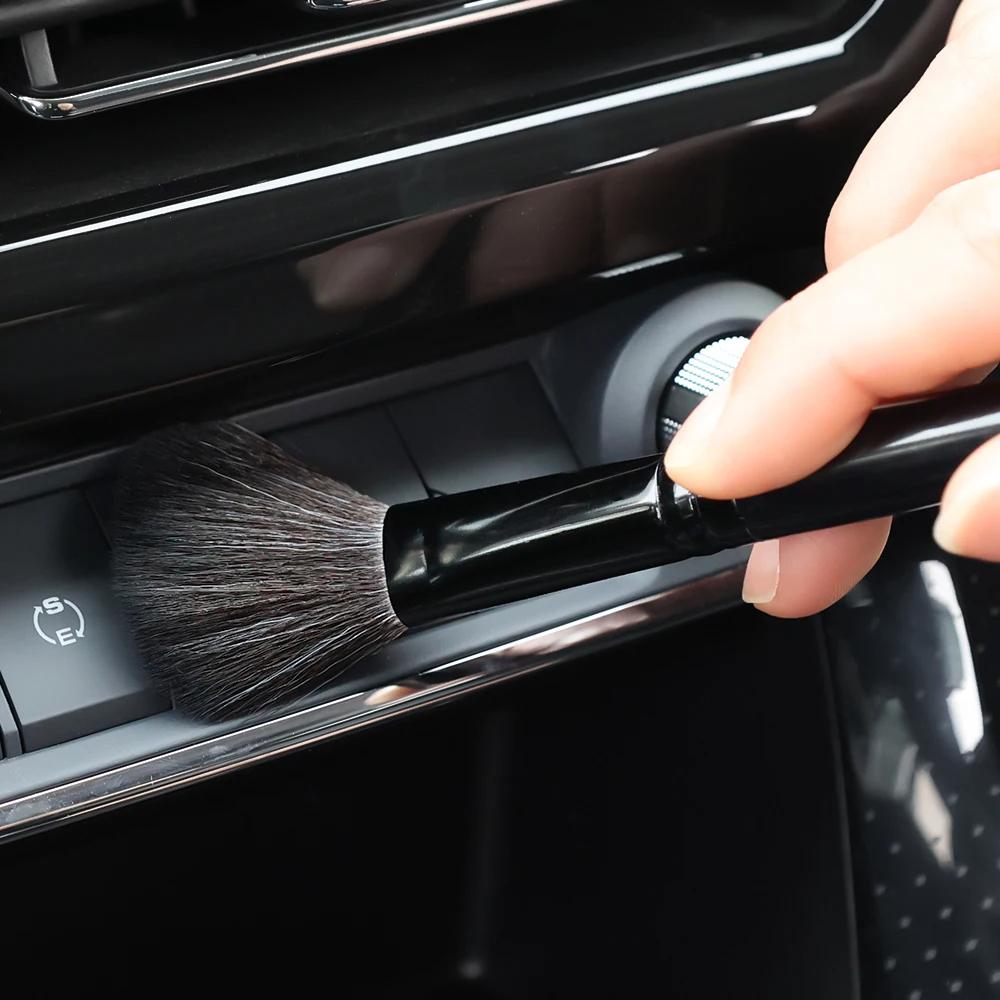 Car Interior Brush Ultra-Soft Brushes Dash Air Outlet Duster Soft Bristles Brushes Portable Clean Detailing Brush Auto Accessory
