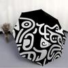 1pc Abstract Art Automatic Folding Umbrella Portable Collapsible 8-Rib Umbrella for All Seasons, Casual Outdoor Accessory, B11