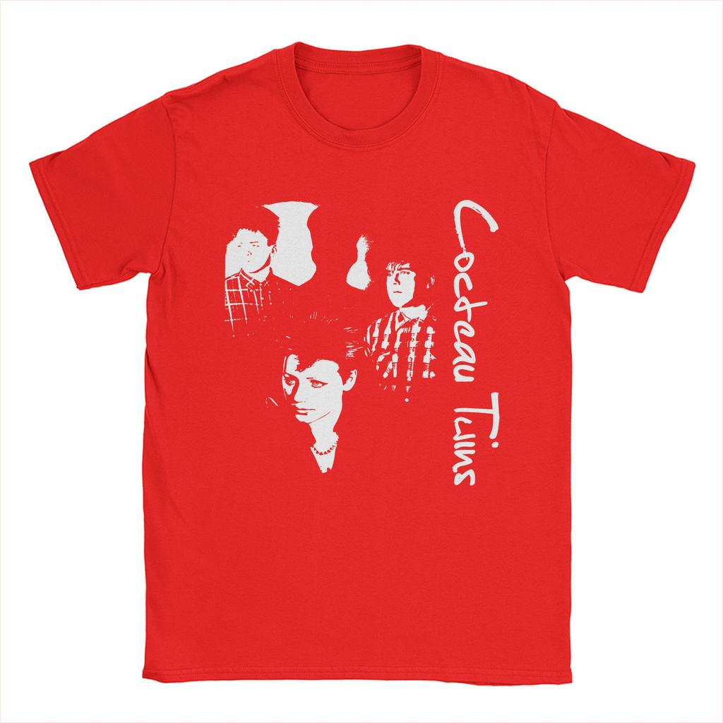 Mens Womens Cocteau Twins Band T Shirt Cotton Graphic Printed Tee Shirts  Top Clothing