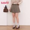 Baleno Korean Preppy Style A-Line Pleated Mini Skirt