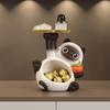 Siamese Cat Statue Candy Bowl Multi-Functional Key Trinkets Jewelry Organizer Dish Holder Home Office Desktop Decoration Ornament