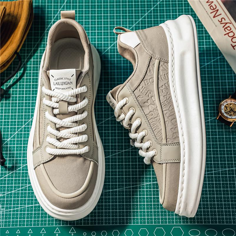 New Men's Classic Four Seasons Fashion Low Top Skateboarding Shoes Comfortable Soft Sole Sneakers