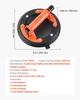 Vacuum Suction Cup, 203 mm Vacuum Glass Lifter with Metal Handle, 195 kg Max Lifting Capacity Tile Suction Cup Tool with Carrying Case for Lifting