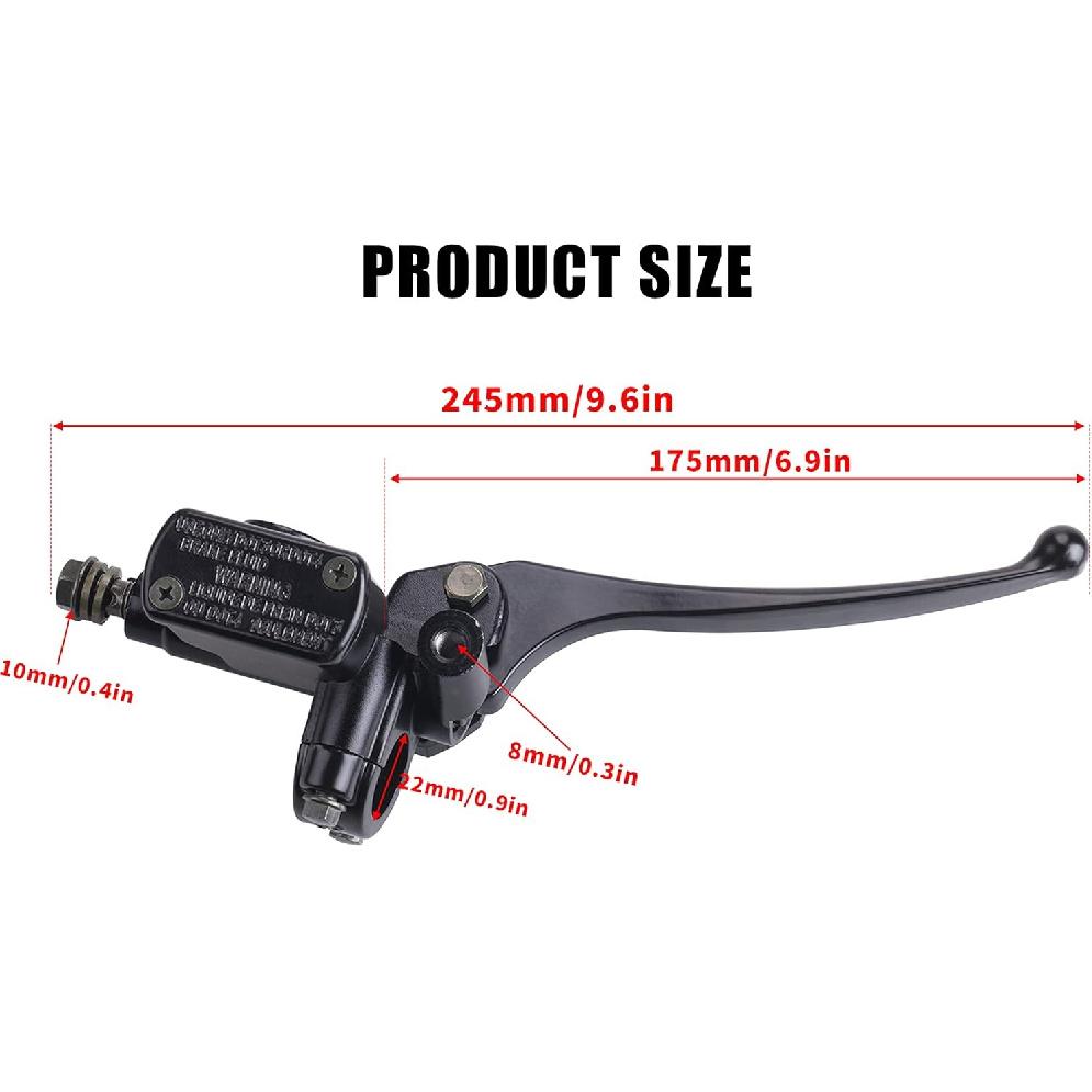 Front Brake Master Cylinder Lever Pump (Right Side) with 8mm Mirror Hole for 50c