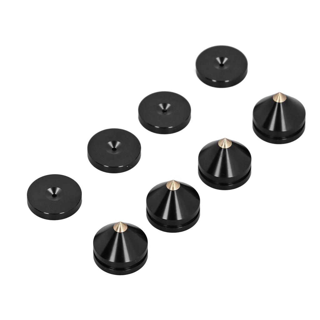 4 Set Speaker Spikes Floor Protector Metal Speaker Isolation Stand Feet Pad for Home
