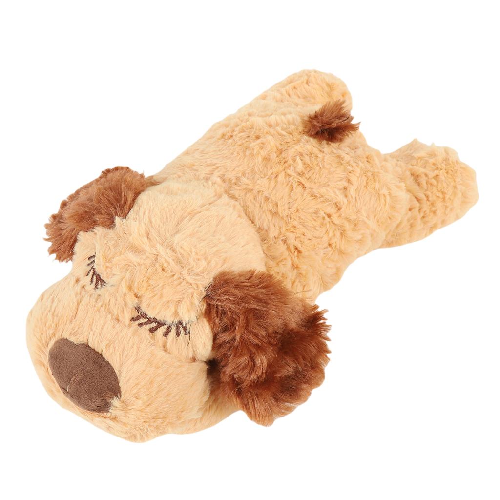 Heartbeat Puppy Toys Interactive Stuffed Animal Heartbeat Plush Toy for Pet Behavioral Sleep Calming Aid