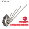 Thermocouple M8 PT100 Type 1m 2m 3m 4m 5m Temperature Sensor 50mm 150mm 100mm 200mm Probe Screw Thread Cable -200-600 Degrees