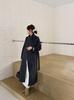 Stand Collar Belted Elegant Double-Sided Wool Coat - Women's Autumn/Winter 2025 Collection