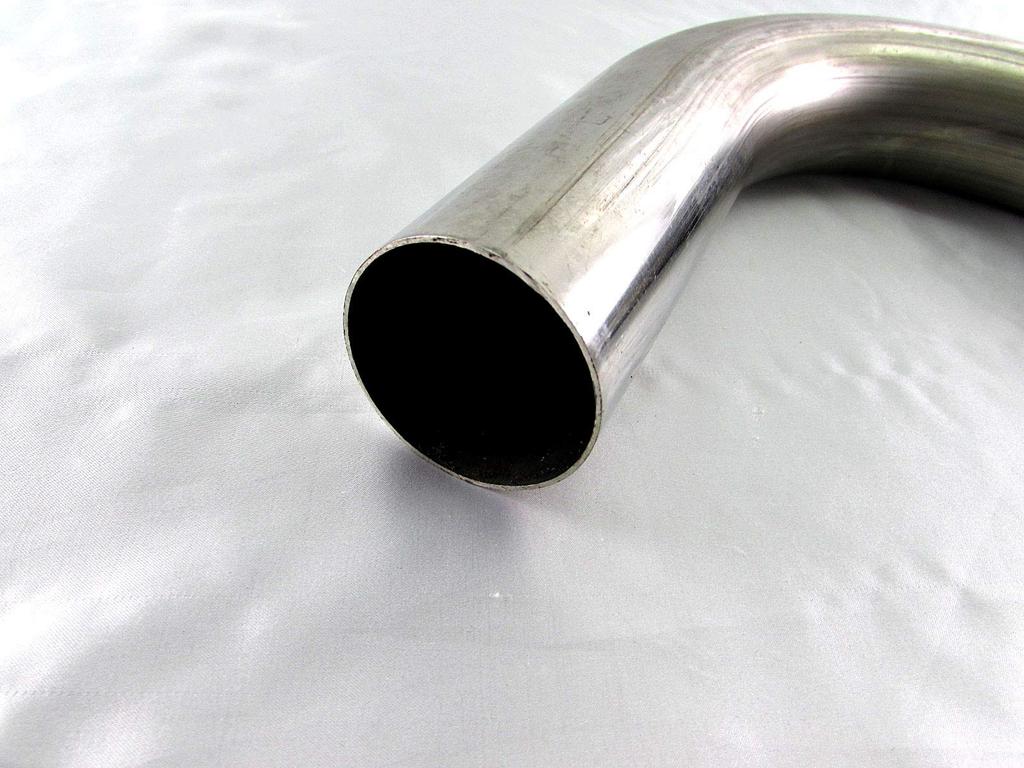 BRIGHTZ Diameter Stainless Steel Bent Set 60.5mm 120° Pipe, 1.2mm Thick, 3-Piece [CUR-PIPE-002-3PC] 60.5mm Diameter, 120°