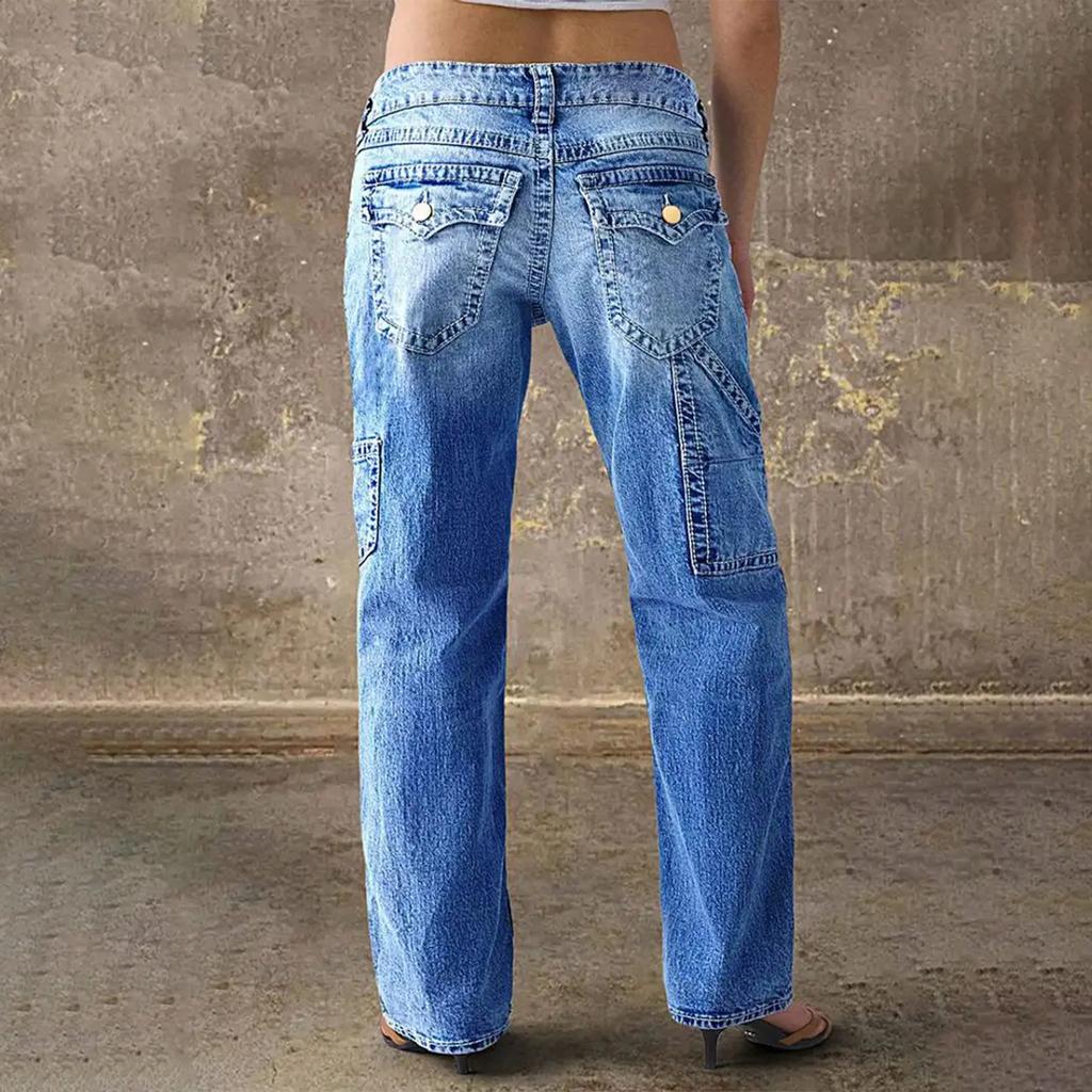 Women's Casual Fashion Straight Jeans