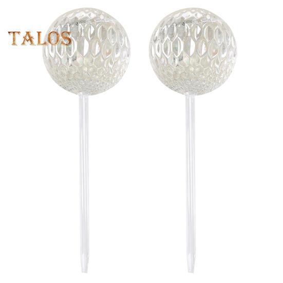 

2 шт., лампы для автоматического полива растений, экологически чистая гладкая поверхность, простые в использовании стеклянные садовые цветы, самополивающиеся вставки для цветов 2pcs