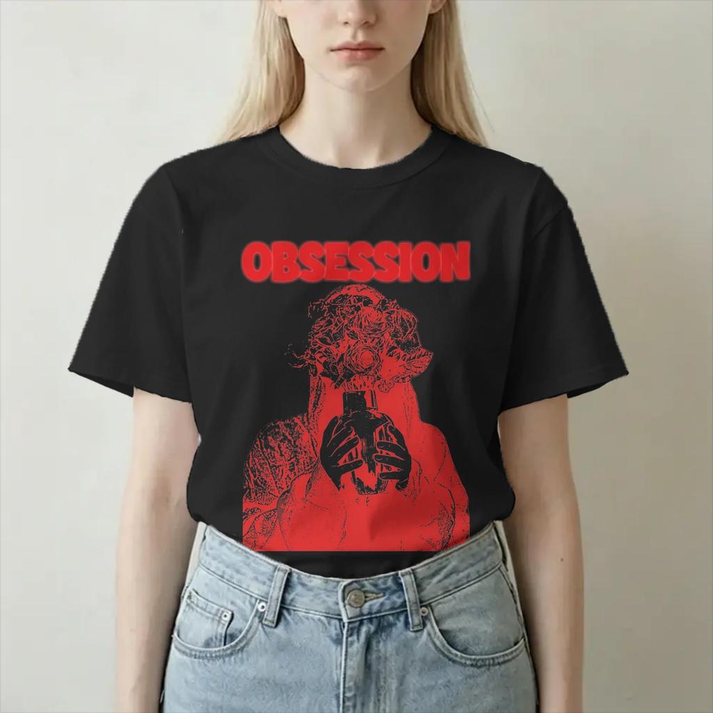 Humorous Obsession Movie TShirts For Unisex Unisex Crewneck 100 Cotton T Shirts Short Sleeve Tee Shirt Plus Size Clothing