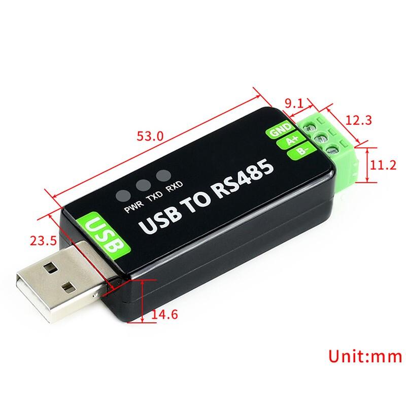 Industrial USB To RS485/RS422 Serial Converter Modules