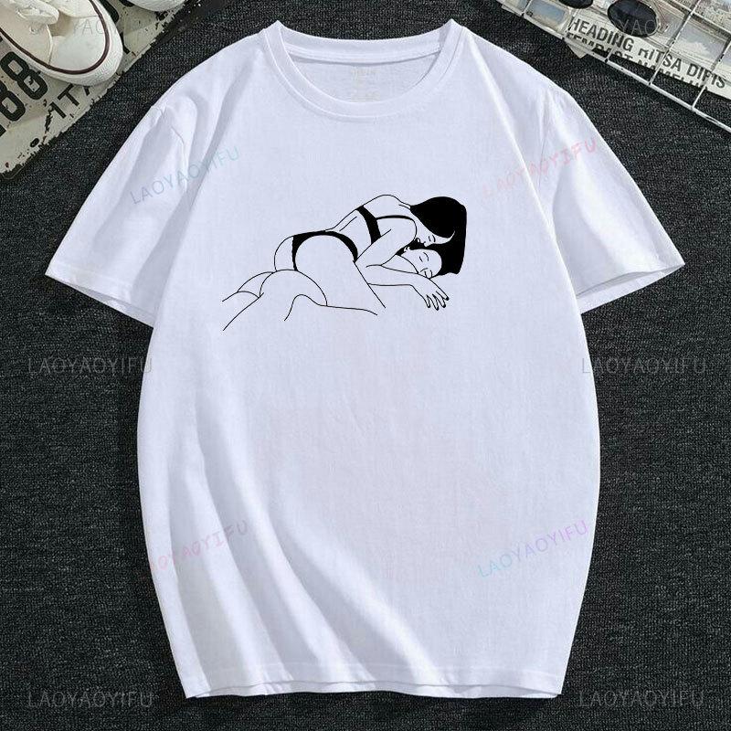 Hot Funny Lesbian Kiss Nun Bondage Satanic Bdsm Woman T Shirt T-Shirt Gym Men Sport Women Shirt Gym Own Design T Shirt Manga