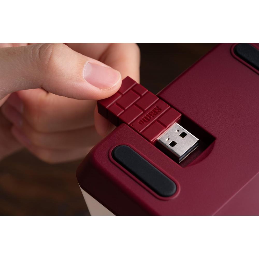 8Bitdo Retro 18 Mechanical Tenpad, Support Calculator Mode, Bluetooth2.4GWired Tenpad for Windows and Android - (Fami)