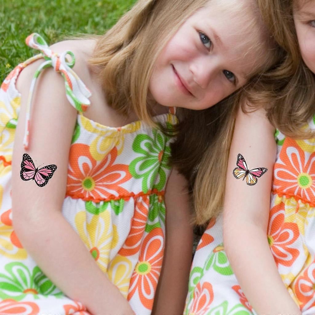 Waterproof Temporary Stickers Women 5x5cm Multi Sheets